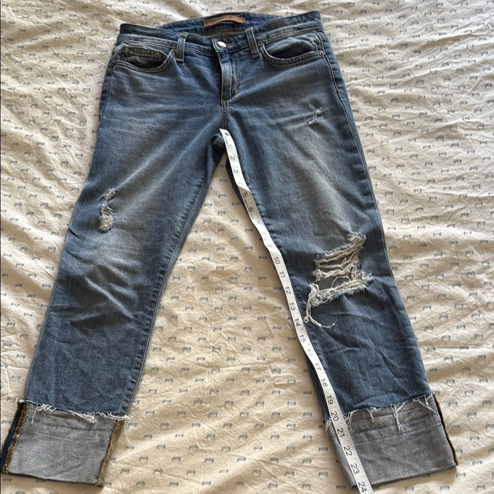 Distressed Blue Jeans for Women